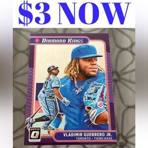 Vladimir Guerrero Jr 2021 Donruss OpticToronto Blue Jays Baseball Card